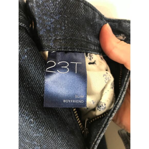 Pilcro Women's 23 Tall Slim Boyfriend Jeans Snake Print Everyday Casual Capsule - Picture 7 of 10